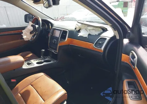 2013 Jeep Grand Cherokee Overland z USA, uszkodzony, nr VIN 1C4RJFCT9DC580429